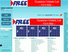 Tablet Screenshot of classified.freeclassifiedwebsitelist.com